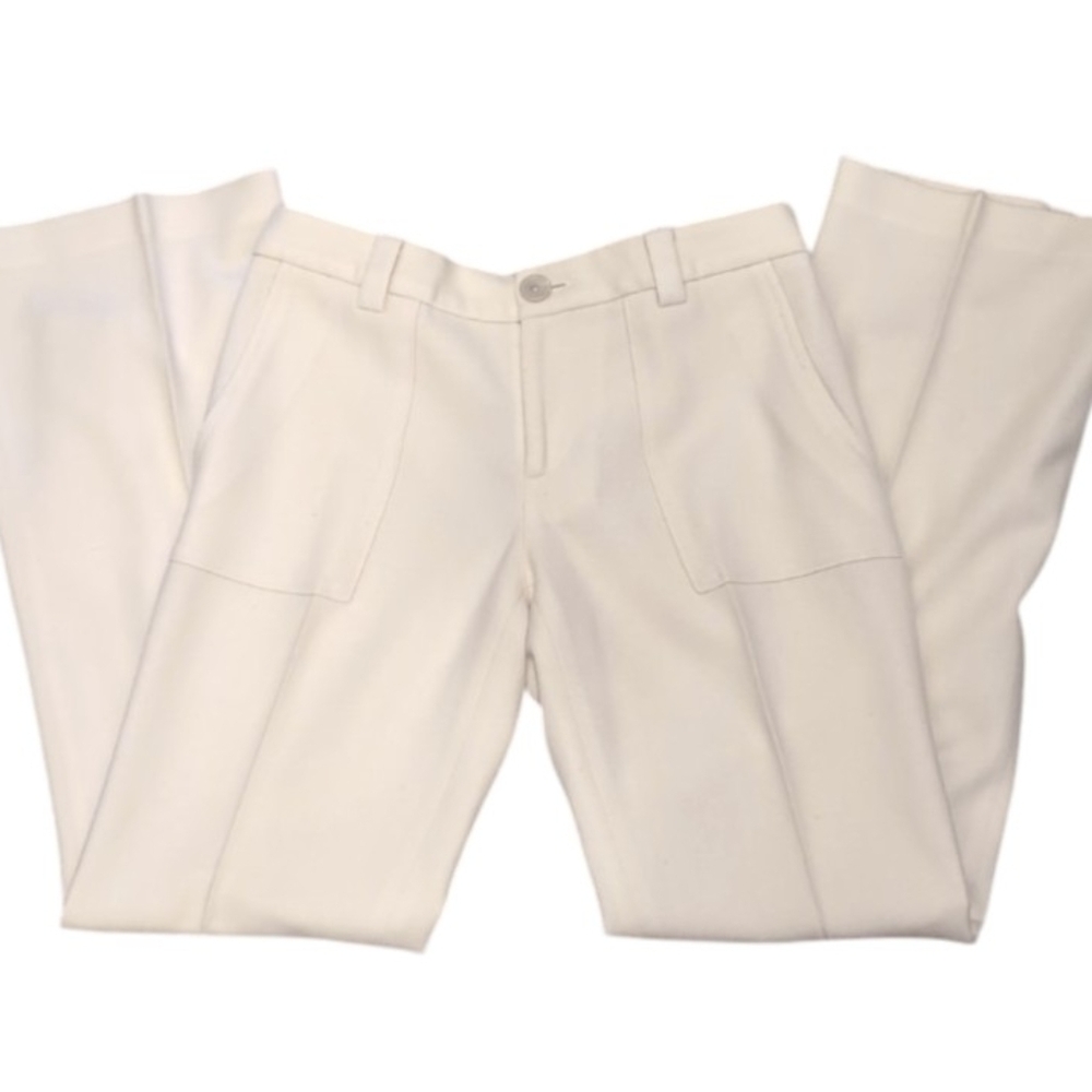 Banana Republic Women's Wool Cream Dress Pants Size 6 - Picture 4 of 8
